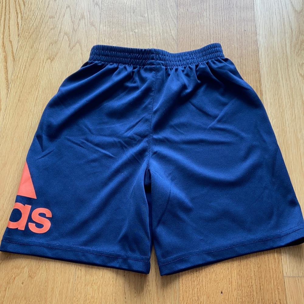 Adidas boys dark blue shorts. Size 6